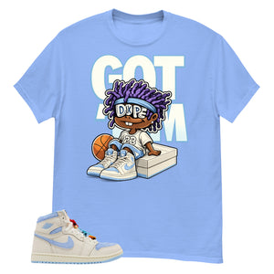 Blue Pale Ivory Pyschic Blue Wmns 1s Shirt Got Em Dope Graphic