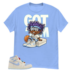 Blue Pale Ivory Pyschic Blue Wmns 1s Shirt Got Em Dope Graphic