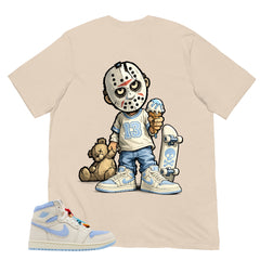 Blue Pale Ivory Pyschic Blue Wmns 1s Shirt Little Jason Graphic