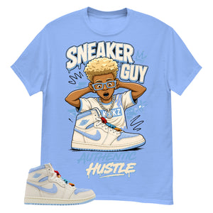 Blue Pale Ivory Pyschic Blue Wmns 1s Shirt Sneaker Guy Graphic