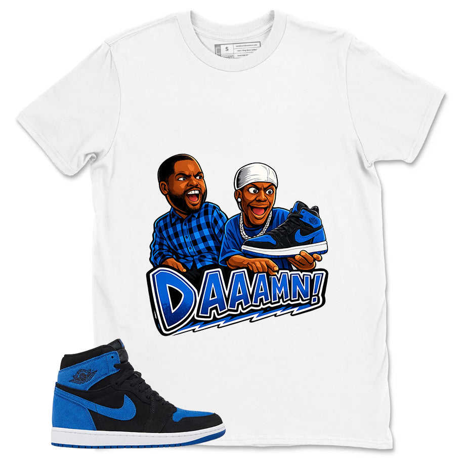 Blue Royal Reimagined 1s Zadago Shirt Daaamn Sneaker Graphic