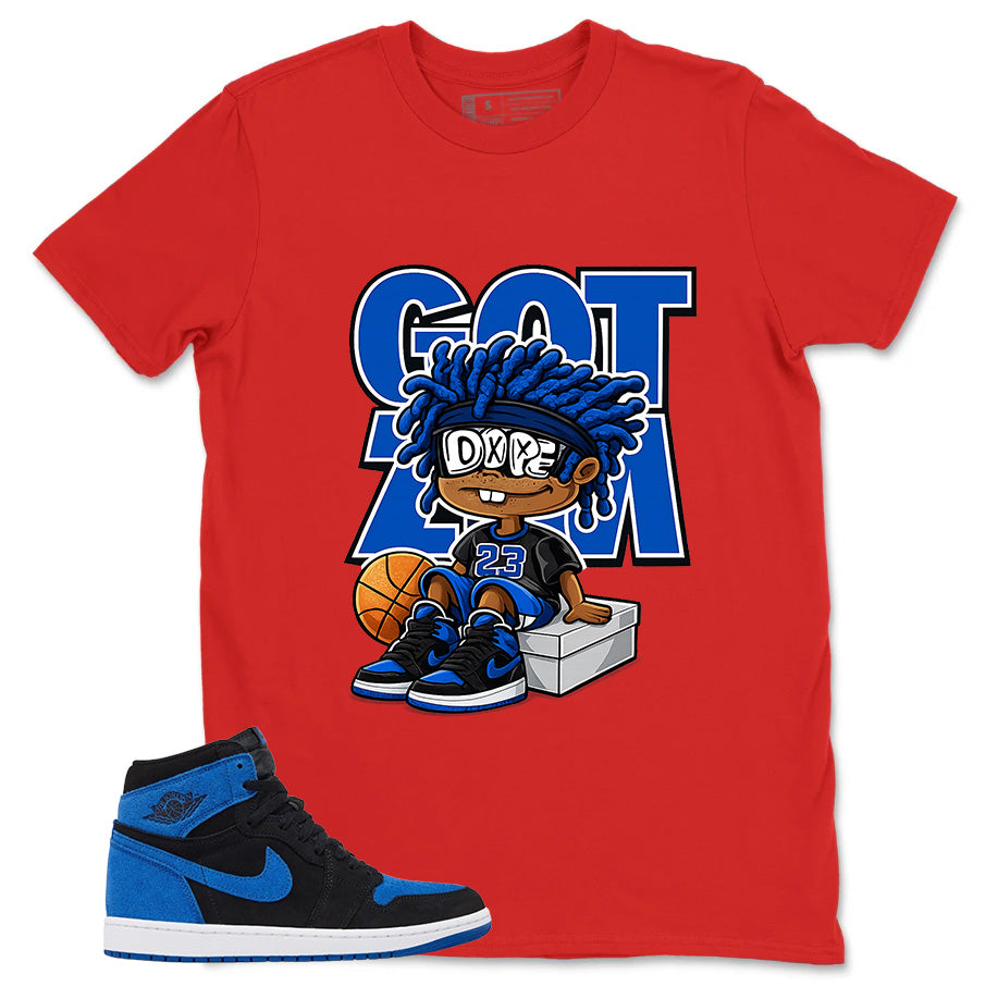 Blue Royal Reimagined 1s Zadago Shirt Got Em Dope Graphic