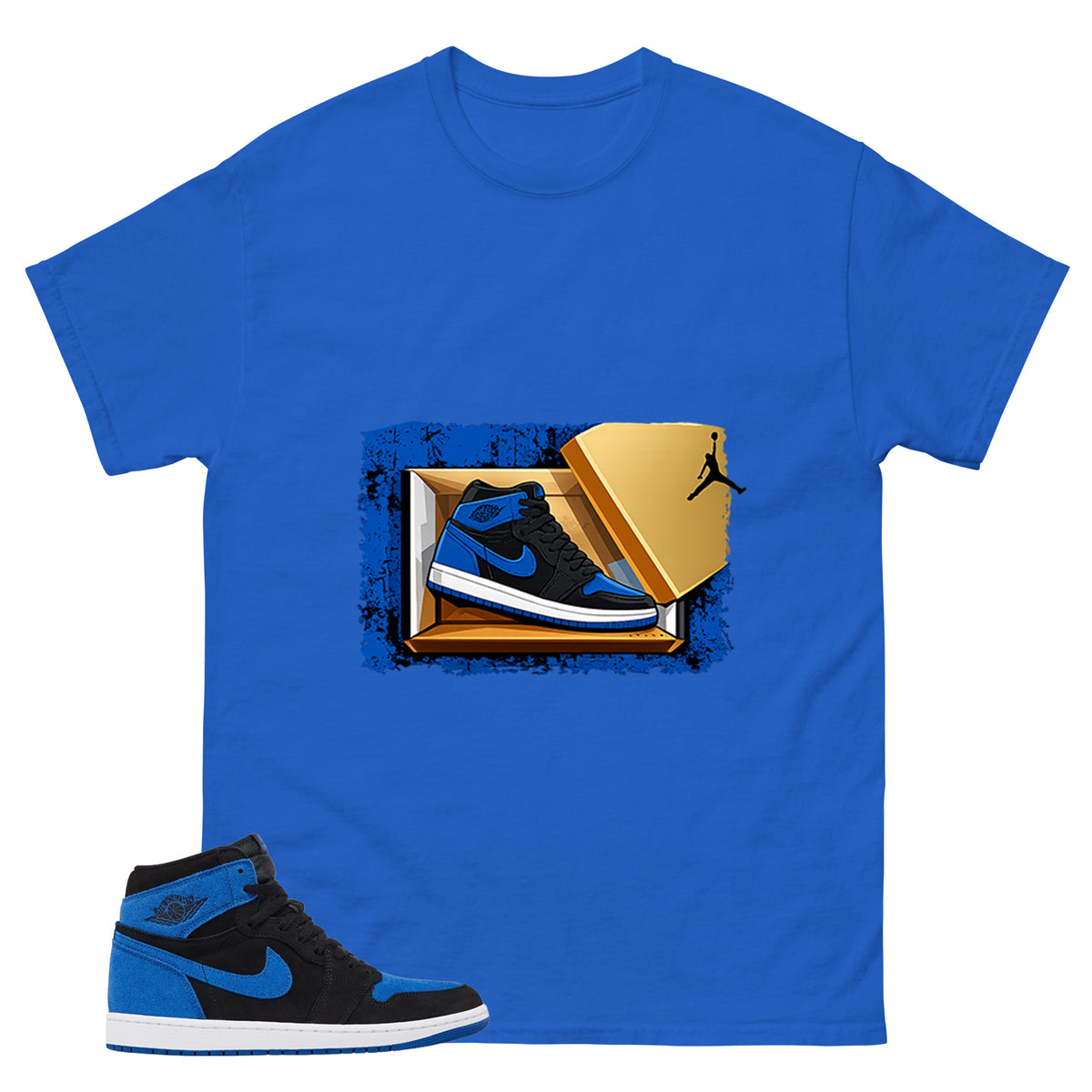 Blue Royal Reimagined 1s Zadago Shirt New Kicks Graphic
