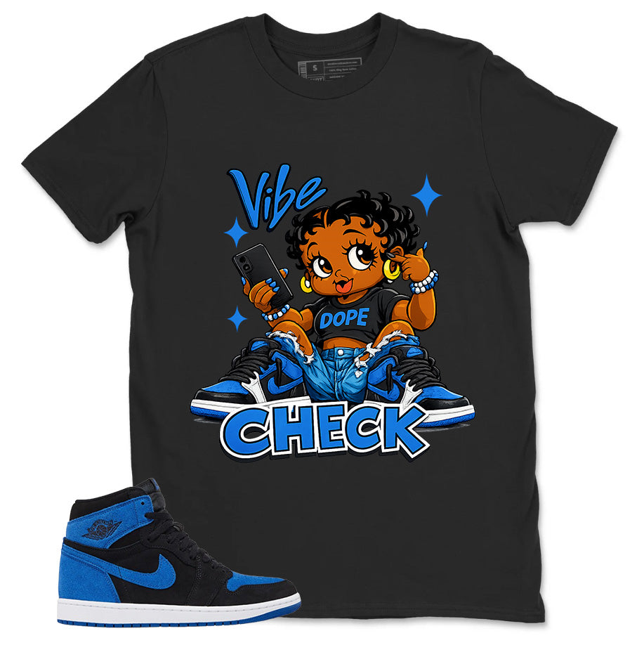 Blue Royal Reimagined 1s Zadago Shirt Vibe Check Graphic