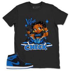 Blue Royal Reimagined 1s Zadago Shirt Vibe Check Graphic