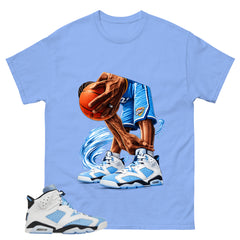 Blue UNC Home 6s Zadago Shirt Ball Time Graphic