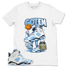 Blue UNC Home 6s Zadago Shirt Got Em Bread Graphic