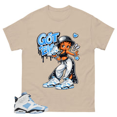 Blue UNC Home 6s Zadago Shirt Got Em Lady Graphic