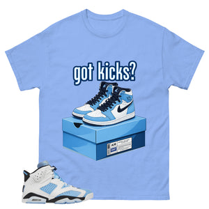 Blue UNC Home 6s Zadago Shirt Got Kicks Graphic