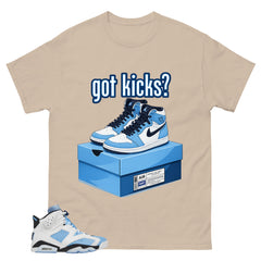 Blue UNC Home 6s Zadago Shirt Got Kicks Graphic