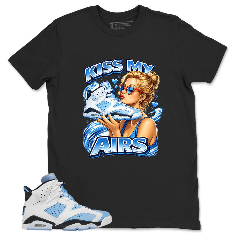 Blue UNC Home 6s Zadago Shirt Kiss My Airs Graphic