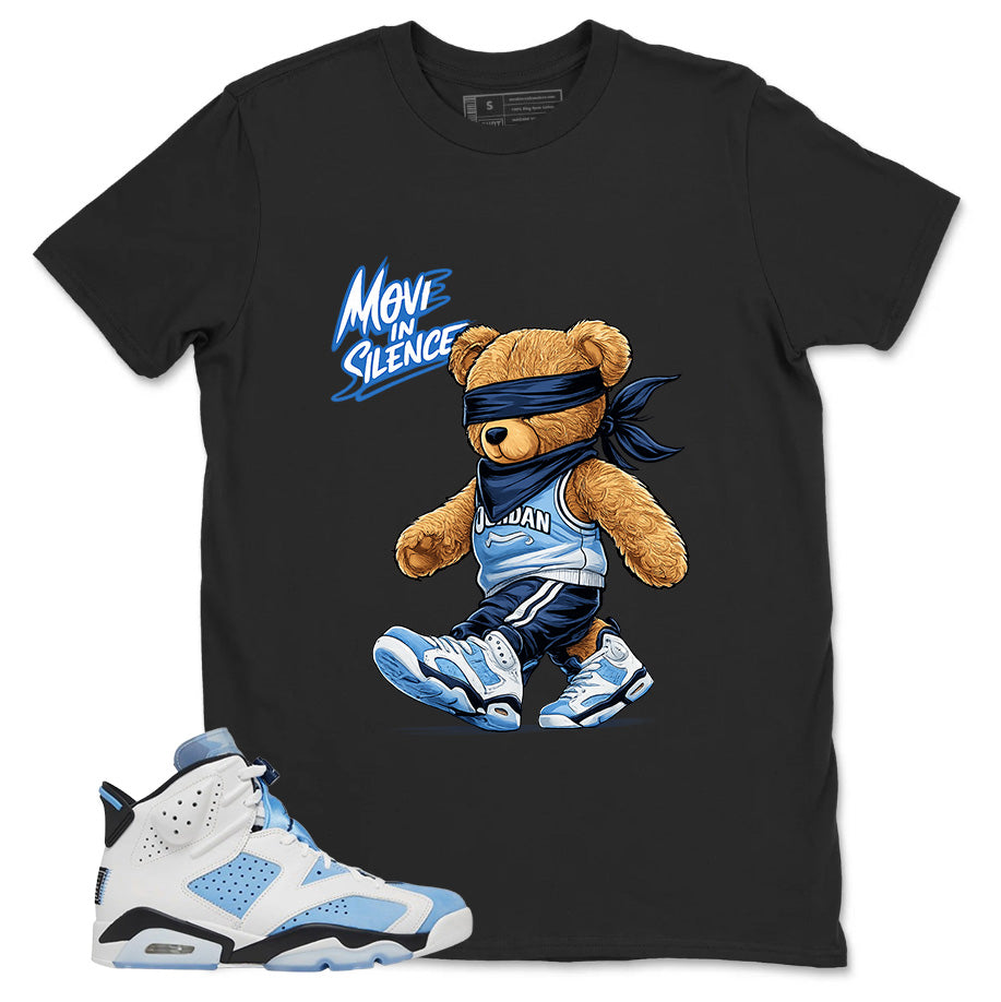 Blue UNC Home 6s Zadago Shirt Move In Silence Graphic