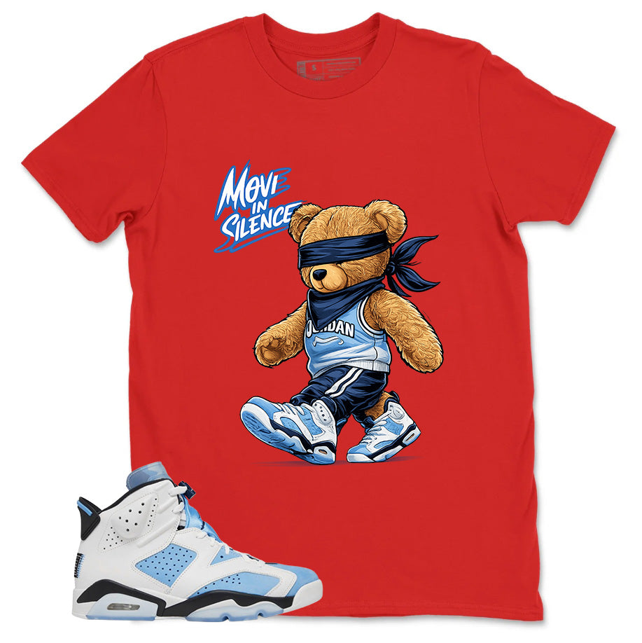 Blue UNC Home 6s Zadago Shirt Move In Silence Graphic