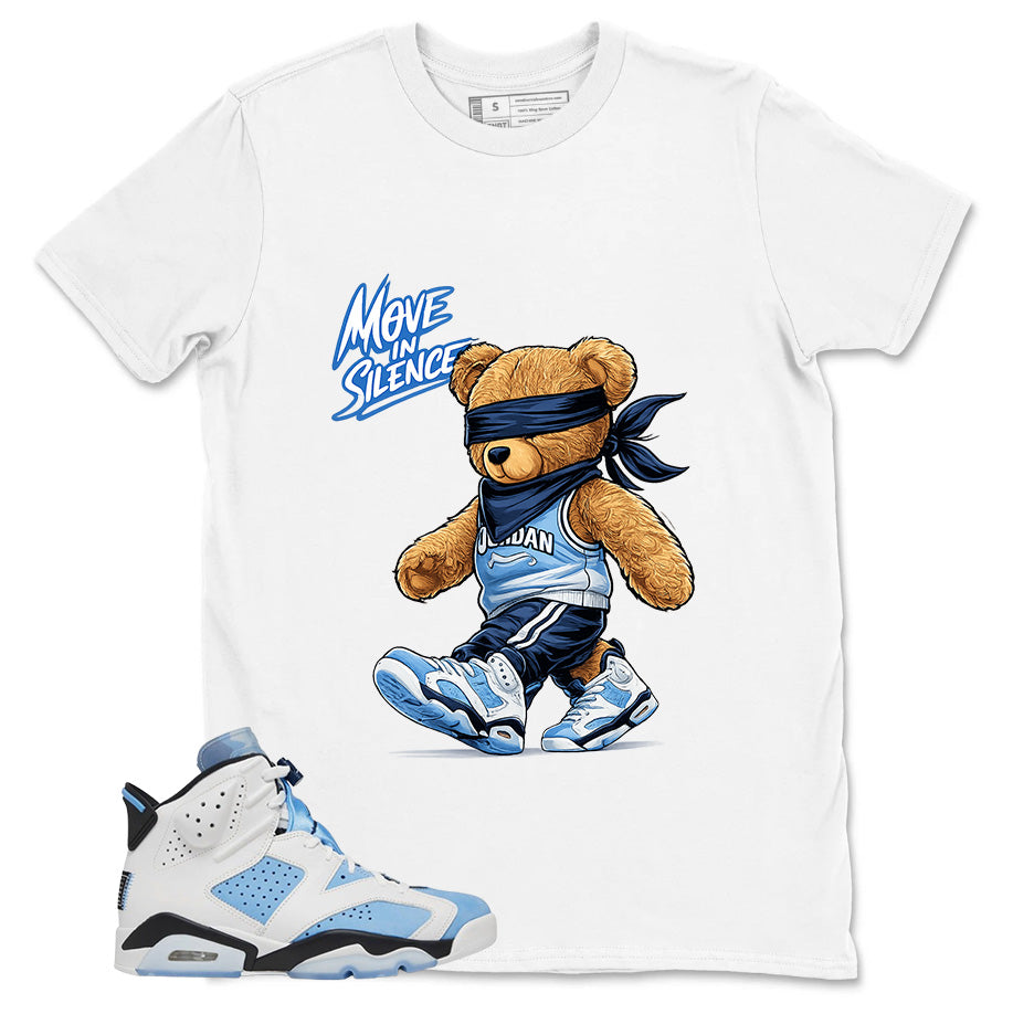 Blue UNC Home 6s Zadago Shirt Move In Silence Graphic