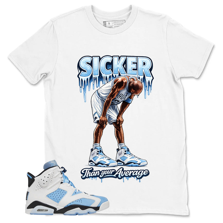 Blue UNC Home 6s Zadago Shirt Sicker Than Your Average Graphic