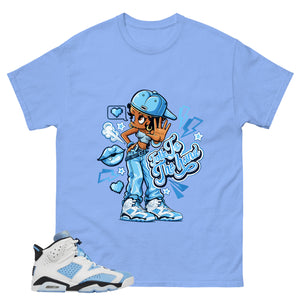 Blue UNC Home 6s Zadago Shirt Talk To The Hand Graphic