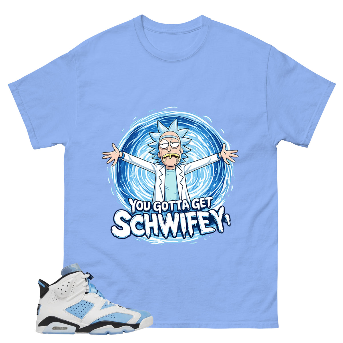 Blue UNC Home 6s Zadago Shirt You Gotta Get Graphic