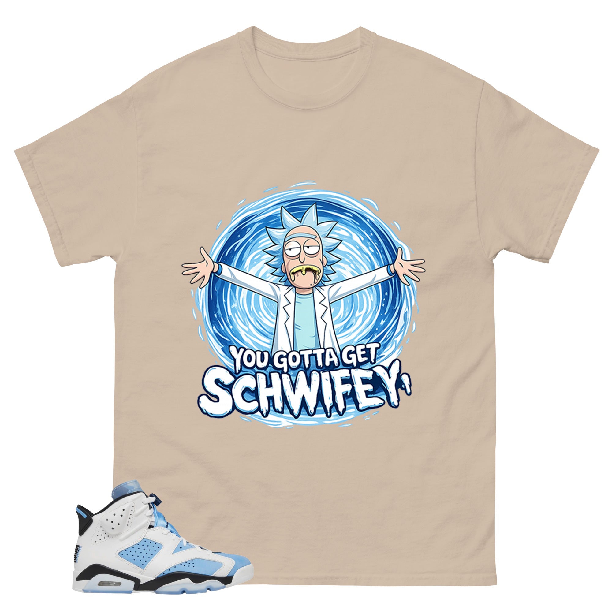Blue UNC Home 6s Zadago Shirt You Gotta Get Graphic