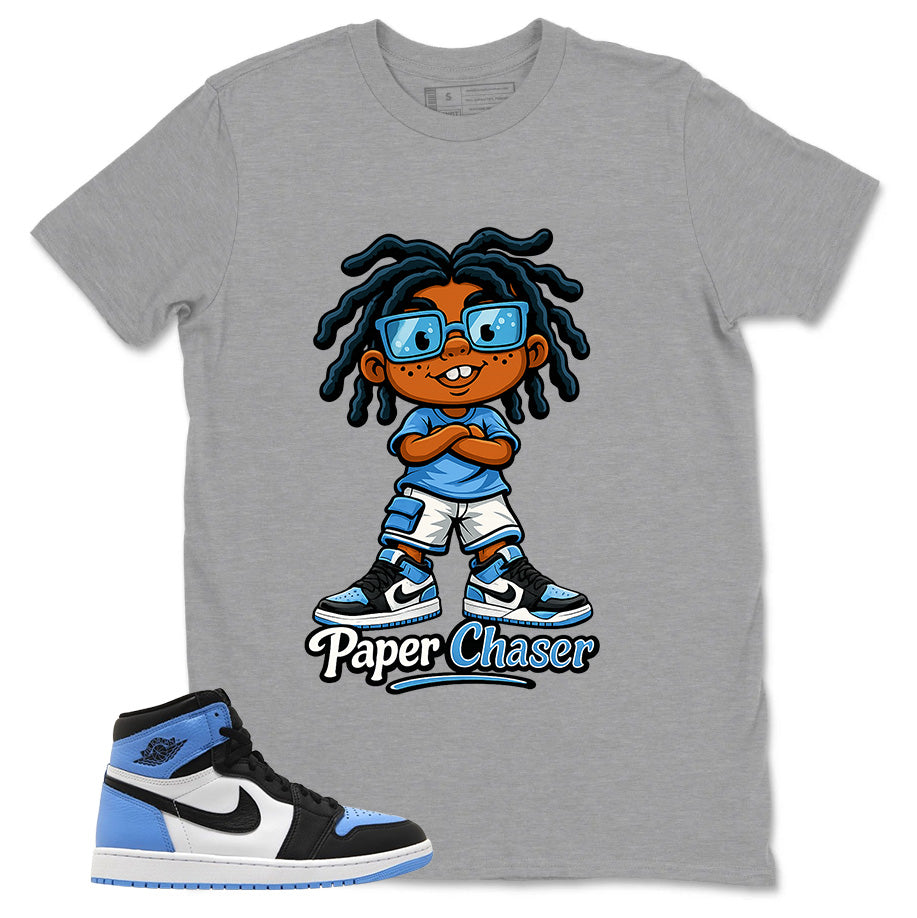 Blue UNC Toe 1s Zadago Shirt Paper Chaser Graphic