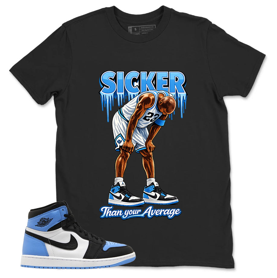 Blue UNC Toe 1s Zadago Shirt Sicker Than Your Average Graphic