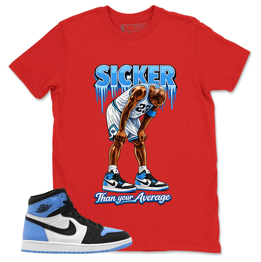Blue UNC Toe 1s Zadago Shirt Sicker Than Your Average Graphic