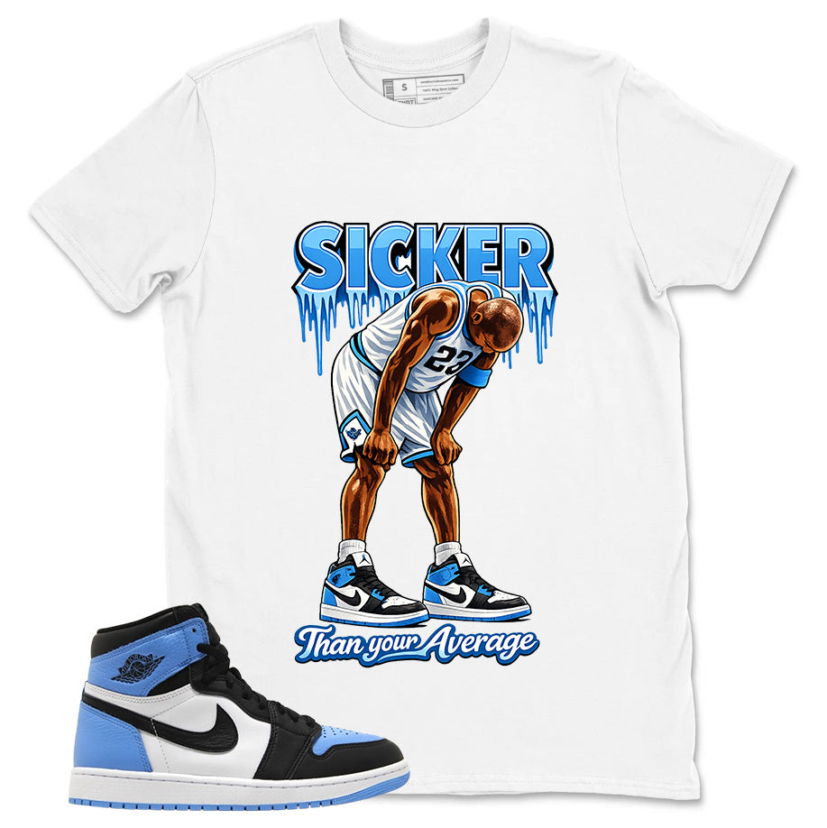 Blue UNC Toe 1s Zadago Shirt Sicker Than Your Average Graphic