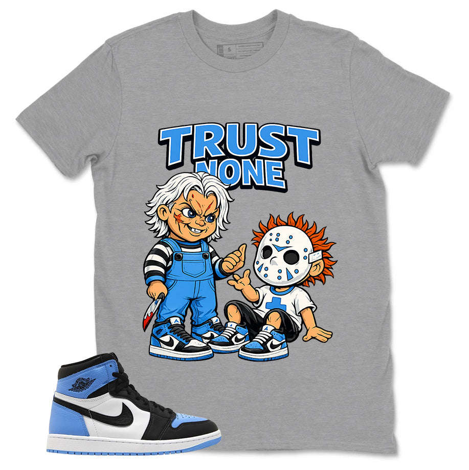 Blue UNC Toe 1s Zadago Shirt Trust None Graphic