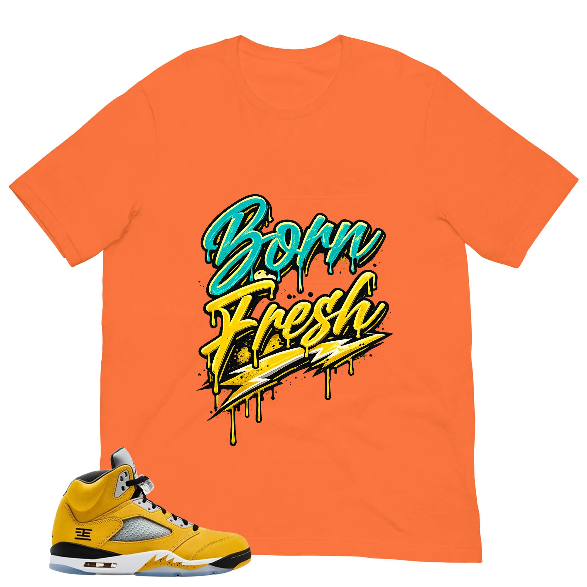 Graphic Tee Born Fresh Shirt Matching 5s T23 Tokyo