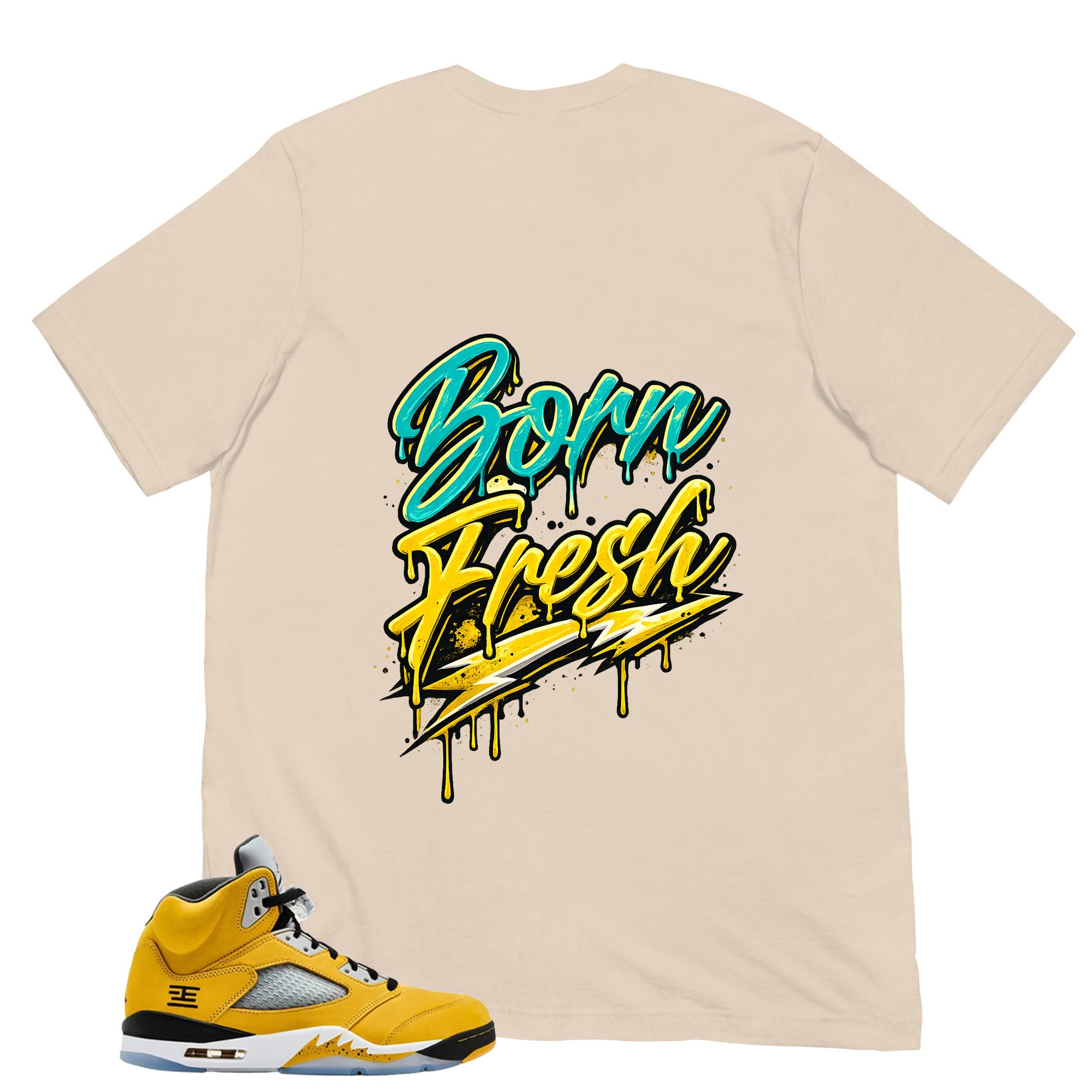 Graphic Tee Born Fresh Shirt Matching 5s T23 Tokyo