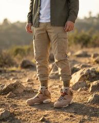 British Khaki Socks – Travis Scott x Air Jordan 6 Retro Inspired Mid-Calf Unisex Crew Socks