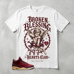 Broken Blessing Graphic Tee - Shirt To Match Air Jordan 3 Bin23