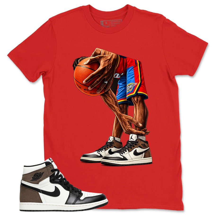 Brown Dark Mocha 1s Zadago Shirt Ball Time Graphic