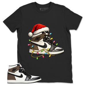Brown Dark Mocha 1s Zadago Shirt Kickmas Graphic