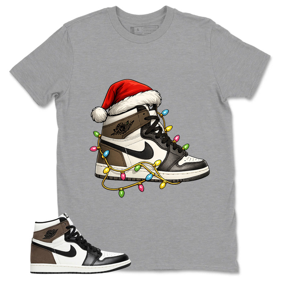 Brown Dark Mocha 1s Zadago Shirt Kickmas Graphic