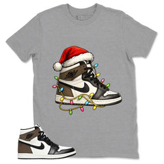 Brown Dark Mocha 1s Zadago Shirt Kickmas Graphic