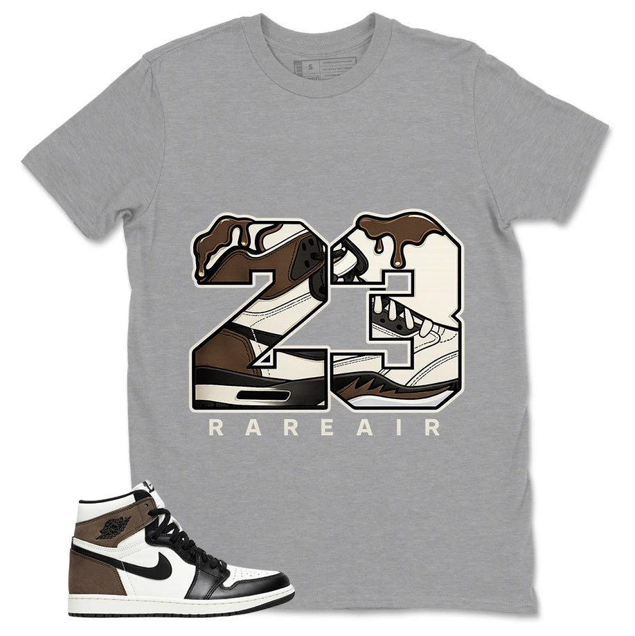 Brown Dark Mocha 1s Zadago Shirt Number 23 MJ Graphic