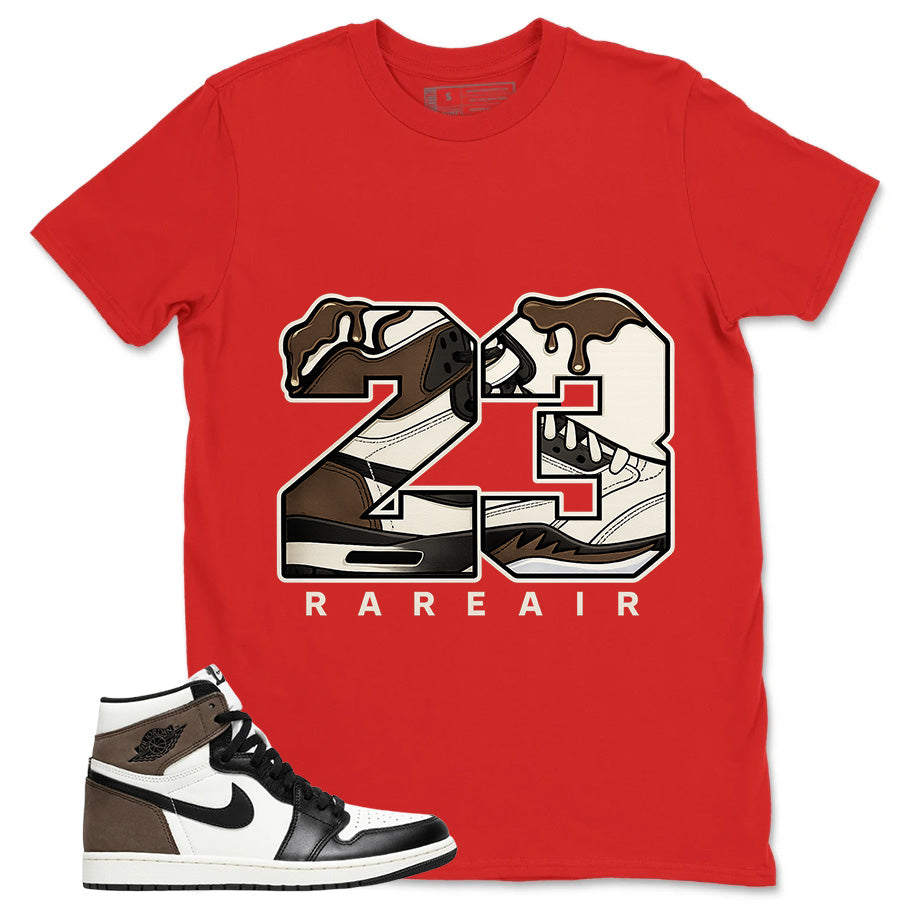 Brown Dark Mocha 1s Zadago Shirt Number 23 MJ Graphic