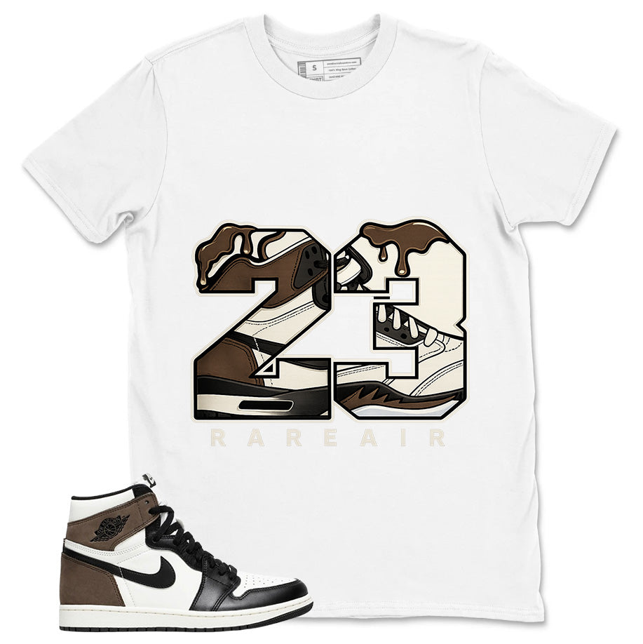 Brown Dark Mocha 1s Zadago Shirt Number 23 MJ Graphic