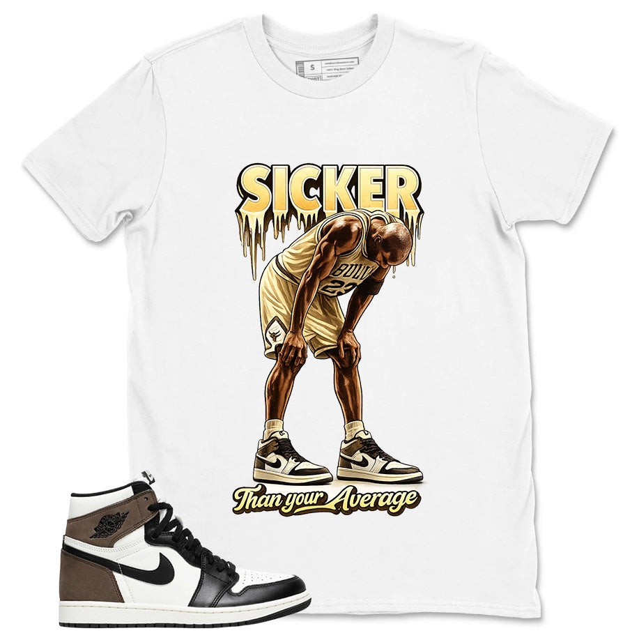 Brown Dark Mocha 1s Zadago Shirt Sicker Graphic