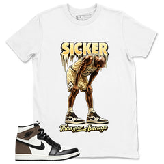 Brown Dark Mocha 1s Zadago Shirt Sicker Graphic