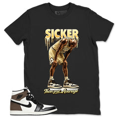 Brown Dark Mocha 1s Zadago Shirt Sicker Graphic