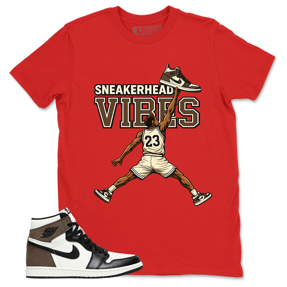 Brown Dark Mocha 1s Zadago Shirt Sneakerhead Vibes Graphic