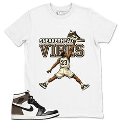 Brown Dark Mocha 1s Zadago Shirt Sneakerhead Vibes Graphic
