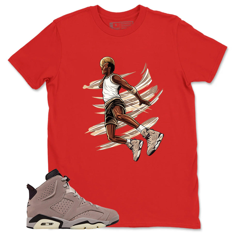 Brown Smoky Mauve 6s Zadago Shirt Air Ball Graphic