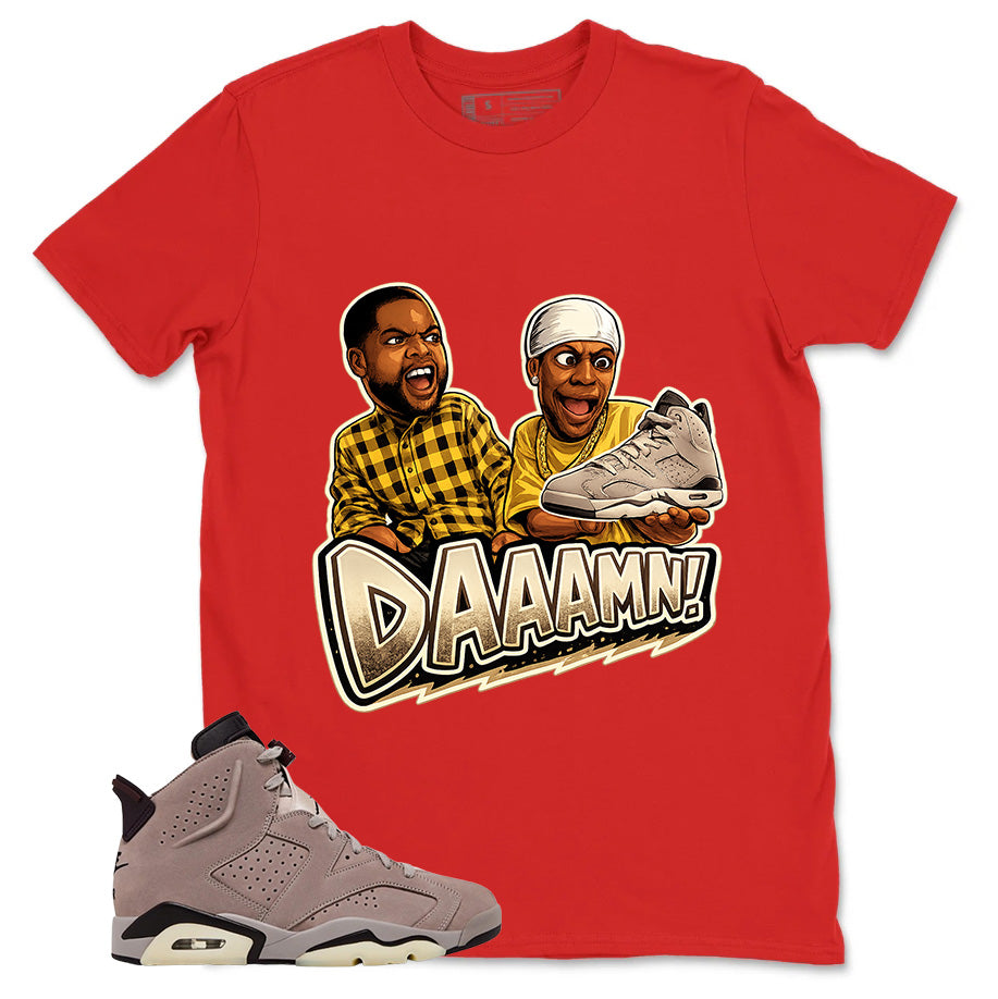 Brown Smoky Mauve 6s Zadago Shirt Daaamn Sneaker Graphic