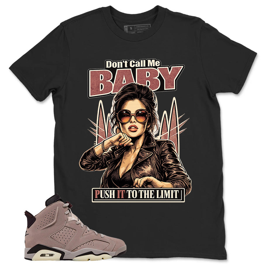 Brown Smoky Mauve 6s Zadago Shirt Don't Call Me Baby Graphic