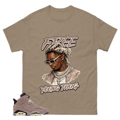 Brown Smoky Mauve 6s Zadago Shirt Free Young Thug Graphic