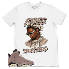Brown Smoky Mauve 6s Zadago Shirt Free Young Thug Graphic