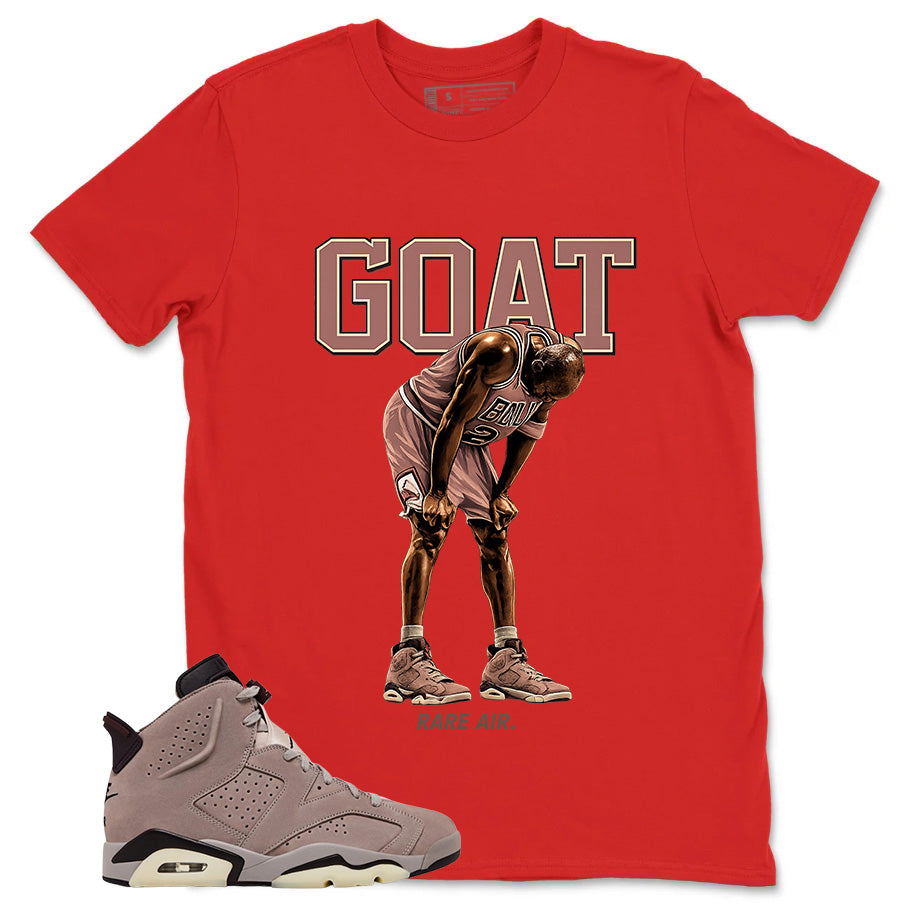 Brown Smoky Mauve 6s Zadago Shirt Goat Rare Air Graphic
