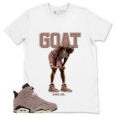 Brown Smoky Mauve 6s Zadago Shirt Goat Rare Air Graphic